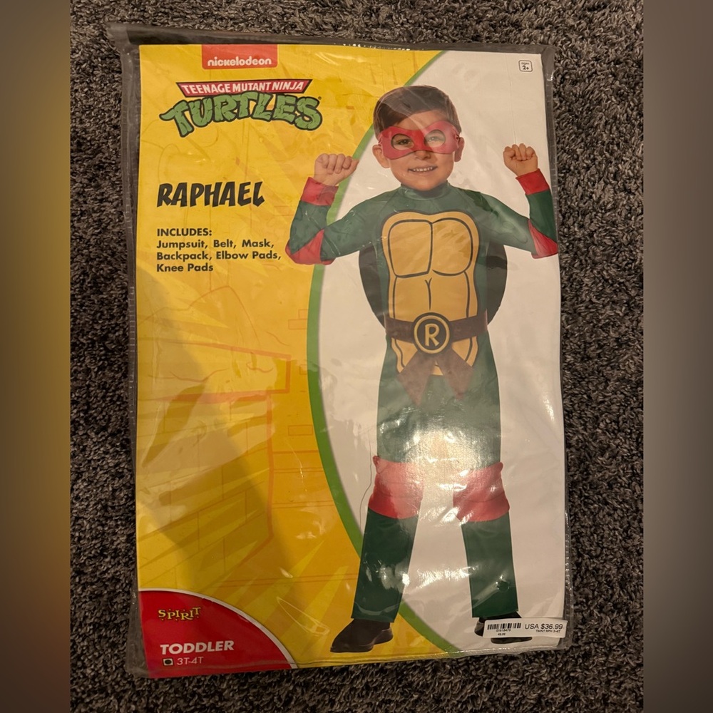 Spirit Raphael Costume for Toddlers - Red and Green